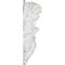 Ekena Millwork 9 1/4"W x 13 3/8"H x 4"P Classic Angel Onlay, Right ONL09X13X04AN-R - alternate 4